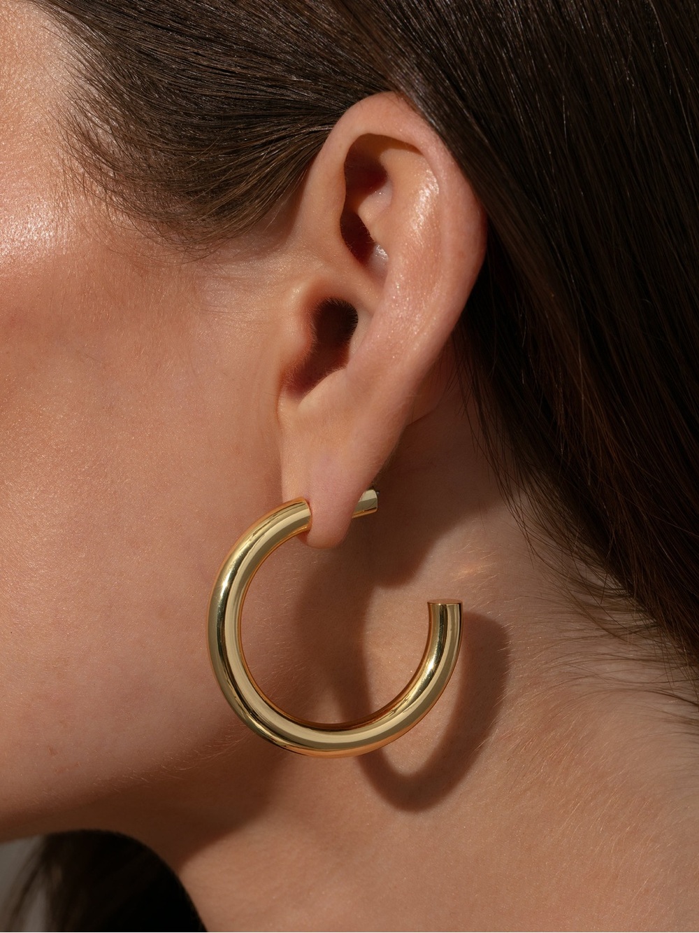 Uncommon James Effortless Tube Hoop Earrings